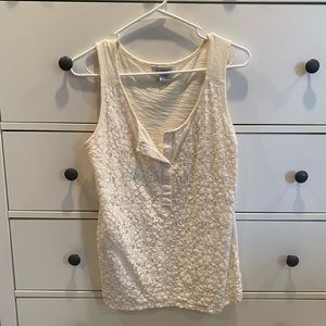 Cream Tank top